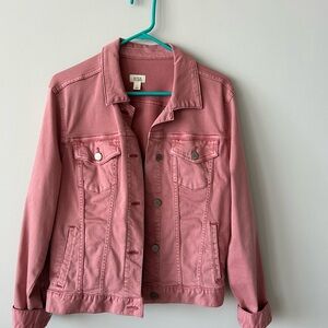 Pink Denim Jacket